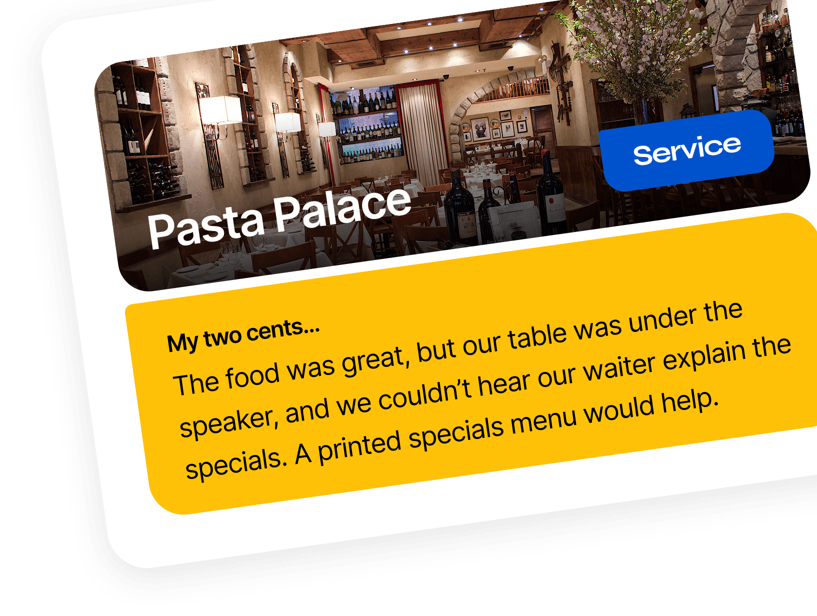 2. Leave Your Suggestion